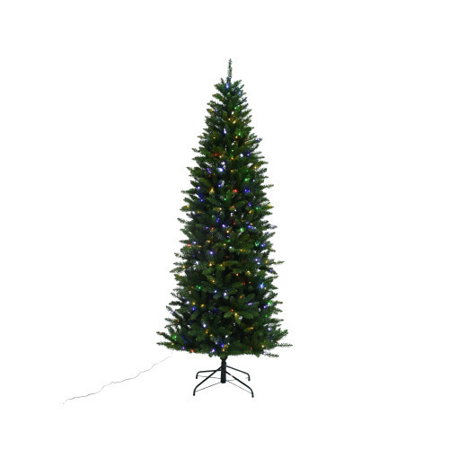 7.5ft Tall Douglas Fir Tree 450 Color Changing Twinkle Lights