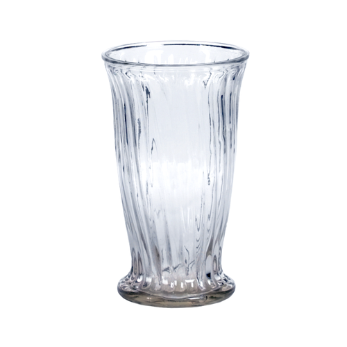 12in Tall Triple Dozen Rose Glass Vase