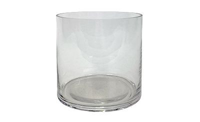 6x6in Cylinder Glass Vase