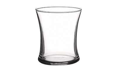 4.25in Tall Gathering Clear Glass Vase
