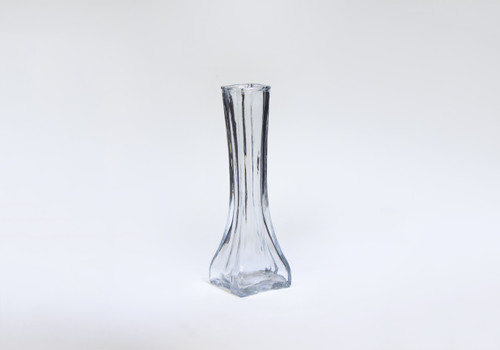 8.5in Tall Europa Bud Glass Vase