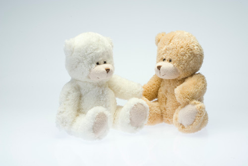 10.5in Tall Sitting Bears Plush (Assorted)