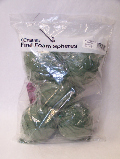 4.5in Oasis Foam Netted Sphere (Pack of 5)