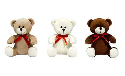 5.5in Tall Bears with Ribbons Plush (Assorted)