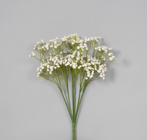 16in Gypsophila Babys Breath Bush x6 - White