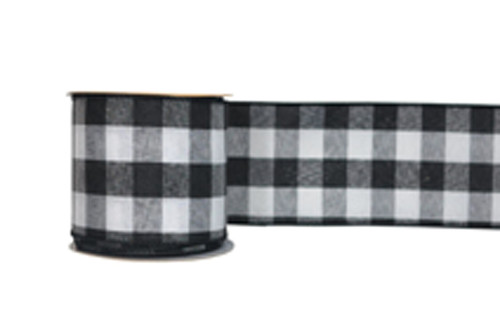 #40 Dutch Plaid Xmas Ribbon - Wired Edge (20yd)