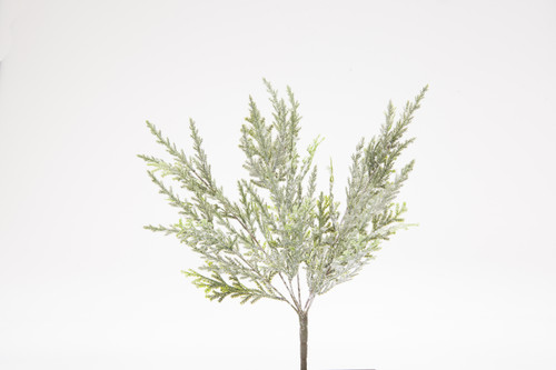 17in Snowed Cedar Bush x7