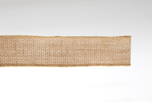 #9 Jute Burlap Ribbon - Wired Edge (25yd)