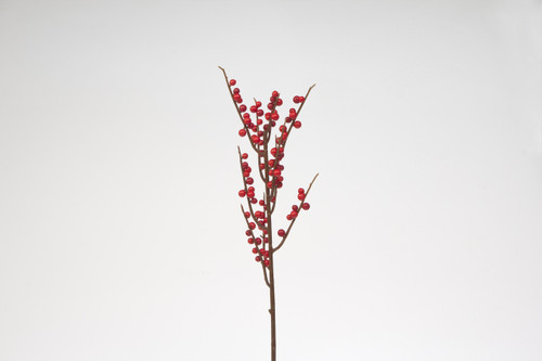 21in Ilex Red Berry Spray x97