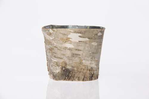 8.5in Wide Birch Pot Cover Basket