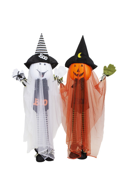 46in Standing Pumpkin Ghost (Assorted)