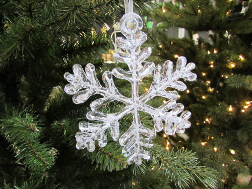5in Acrylic Snowflake Ornament