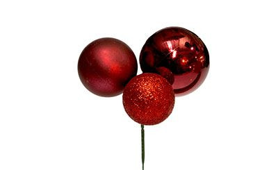 1.95in Mixed Plastic Ball Pick x3 (Set of 48) - Gold