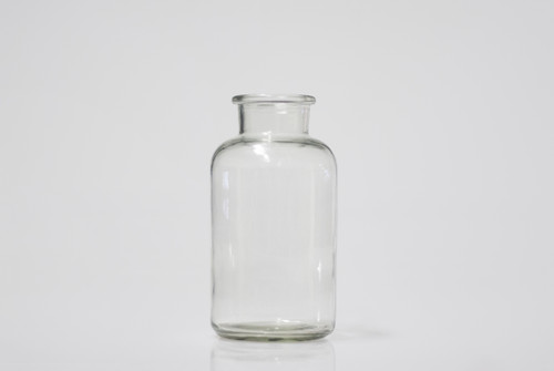 5in Tall Bottle Glass Bud Vase