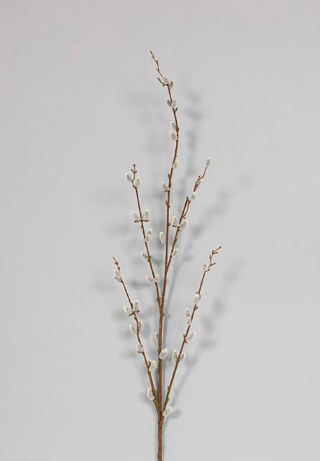 46in Pussy Willow Spray x5 - Grey
