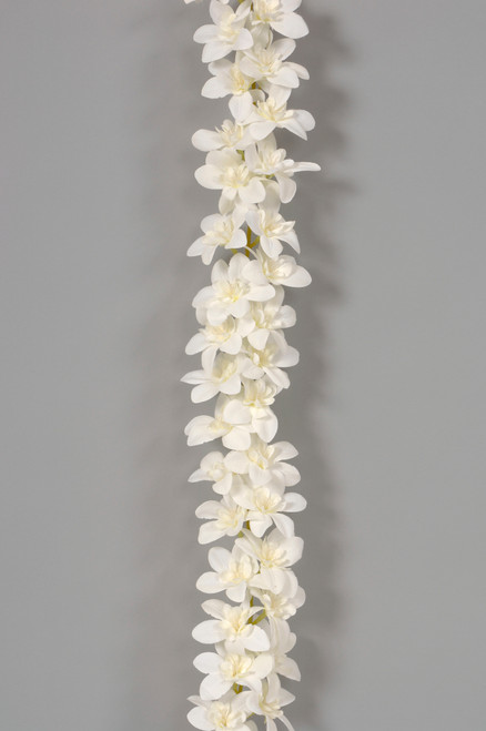 90in Orchid Drop - White
