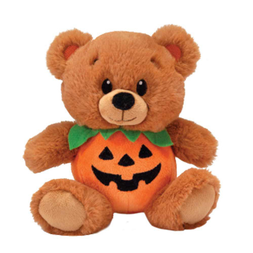 8in Sitting Pumpkin Teddy Plush