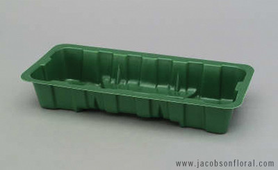10.8in Long Rectangular Plastic Centerpiece Tray