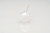 30mm Glass Stem Ornament - Opal White (Set of 72)