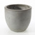 6.5in Wide Newport Cement Pot - Grey