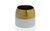 5.75in Wide Claire Ceramic Pot - Gold White