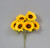 20in Sunflower Bush x6 - Yellow