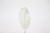 17in Feather Ostrich Drab - White