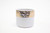 4.8in Wide Gold Rim Ceramic Pot - White Gold