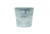 7.5in Wide Rosa Galvanized Tin Pot Cover - Whitewash