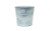 7.5in Wide Rosa Galvanized Tin Pot Cover - Whitewash
