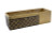 17in Long Rectangular Wood Box with Metal Cut Out