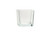 4.75in Abbey Cube Clear Glass Vase