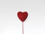 80mm Flat Glitter Heart Pick (Bag of 6)