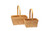 9.5-11in Long Splitwood Rectangular Baskets (Set of 2)