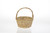 8in Wide Split Willow Basket - Natural