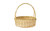 16.5in Wide Split Willow Basket - Natural