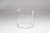 8in Cylinder Clear Glass Vase