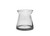 5.5in Pinched Clear Glass Vase