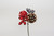 7in Mixed Berry Wreath Pick with White Tipped Pine Cone (12pk)