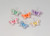 3in Feather Butterfly with Clip - Assorted (12pk)