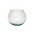 6.5in Wide Bubble Bowl Vase - Recycled Glass