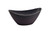12.5in Long Recycled Plastic Planter Boat - Black