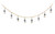 72in Wood & Mixed Bead Tassel Garland - Grey/White