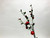32in Pomegranate Spray x9 - Red Yellow
