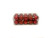 40mm Plastic Ornament Balls, Matte, Shiny & Glitter Mix - Red (Set of 20)