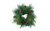 4.5in Mixed Pine Candle Ring with Pine Cones, 57 Tips
