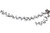 6ft Long Snowed Pine Cone Garland X168