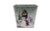 5.5in Wide Snowman Bert Square Tin Pot Cover