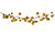 50in Long Mixed Ornament Ball Garland - Gold