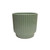 7in Wide Cora Ceramic Pot - Sage